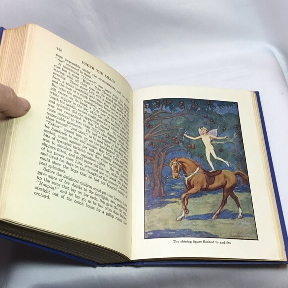 Louisa May Alcott Under The Lilacs Vintage Book Illustrated By Eunice Stephenson - Picture 11 of 12